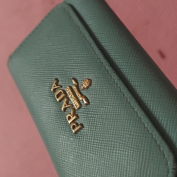 PRADA blue key holder/ wallet - Picture 3 of 10